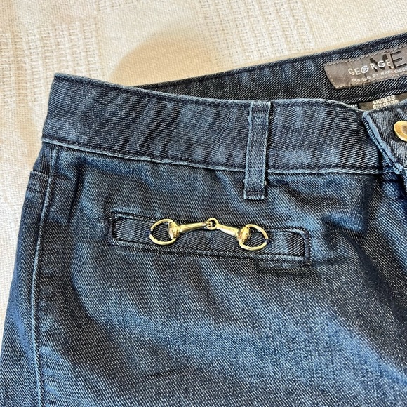 George Designs by Mark Eisen Denim Capri Sz 8 - Picture 5 of 10